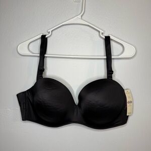 Cacique Black Multi-Way Strapless Bra